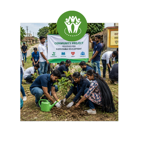 community support can make the change with the help of ngo